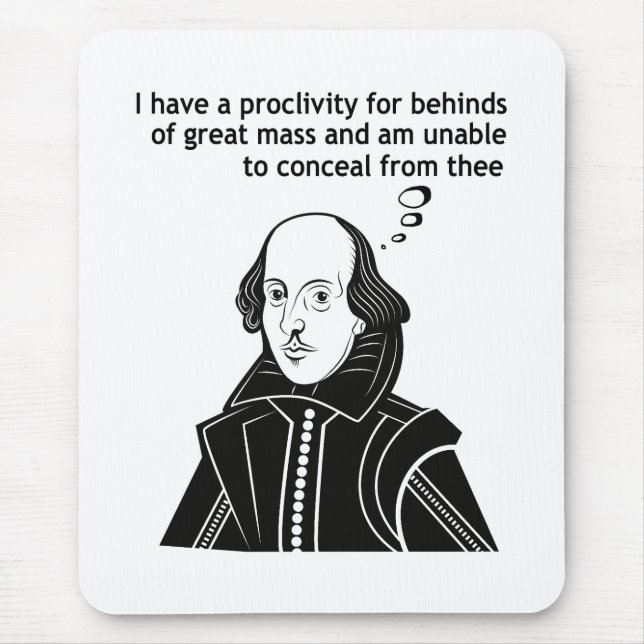 Shakespeare Funny Quote Musmatta (Framsidan)