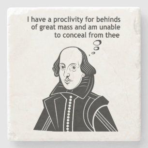Shakespeare Funny Quote Stenunderlägg