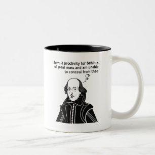Shakespeare Funny Quote Två-Tonad Mugg