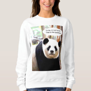 Shakespeare Hamlet Quote Panda Bear Womens T Shirt