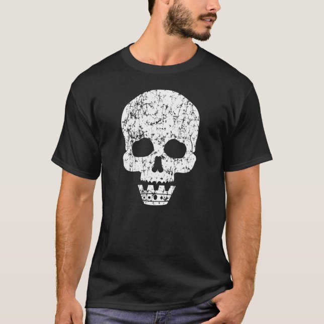 Shakespeare Hamlet Skull Krona Shirt T (Framsida)