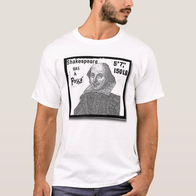 shakespeare har en posse t-shirt (Framsida)