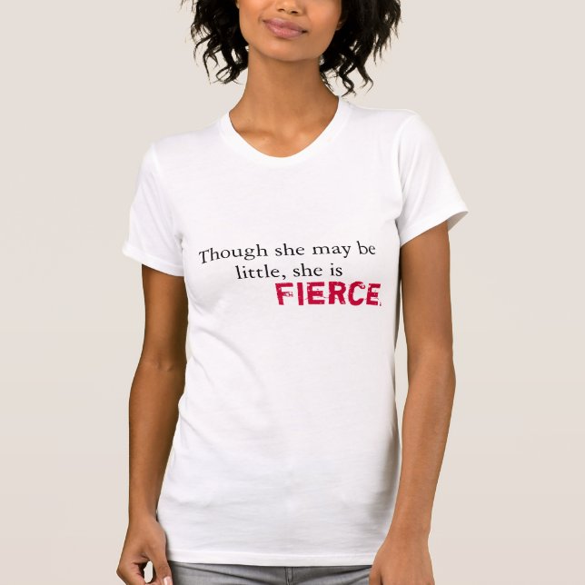 shakespeare - hon är våldsam och stark tee (Framsida)