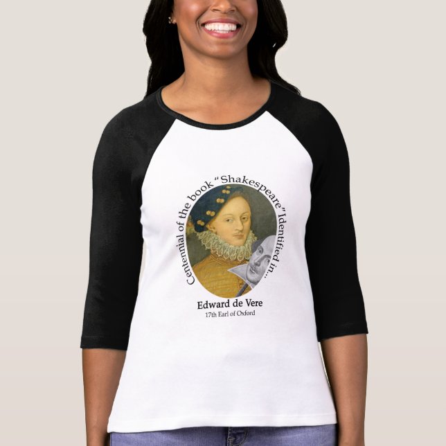 "Shakespeare" Identifierat årligt kvinnohus T Shirt (Framsida)
