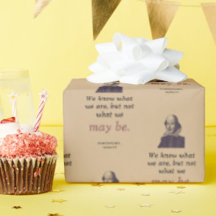 Shakespeare inspiration Vintage Bookish Studenten Presentpapper