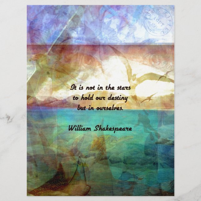 Shakespeare inspirationsoffert om Destiny (Framsida)