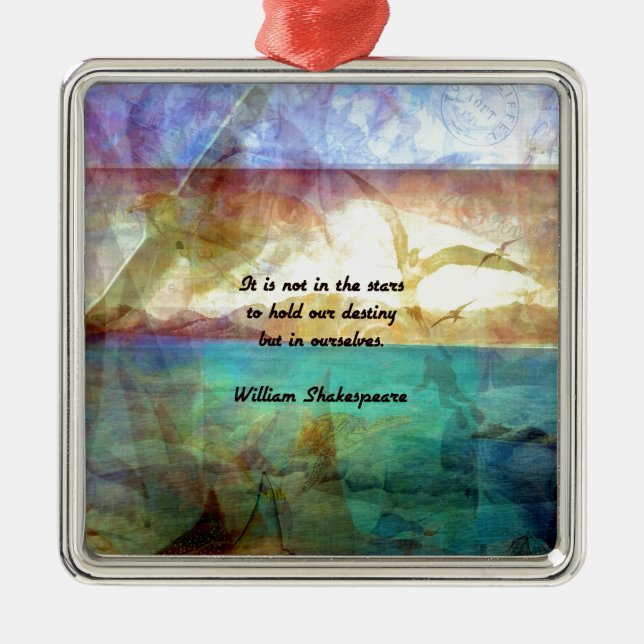 Shakespeare inspirationsoffert om Destiny Julgransprydnad Metall (Framsidan)