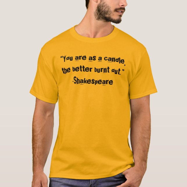 Shakespeare Insult. Shirt Humor T Shirt (Framsida)