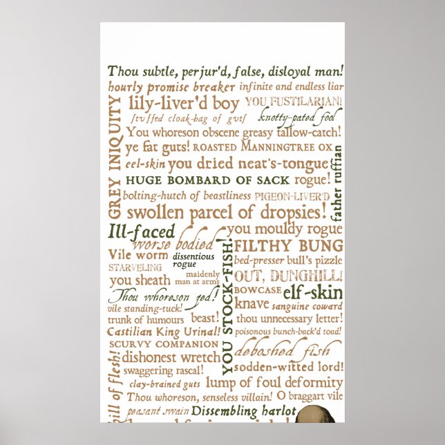 Shakespeare Insults Collection Poster (Framsidan)