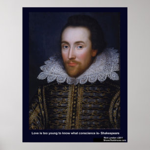 Shakespeare Kärlek För Ung Kärlek Citat Affischer