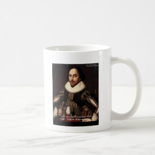 Shakespeare "Kärlek/Makt" Citat Gåvor & Kort Etc Kaffemugg