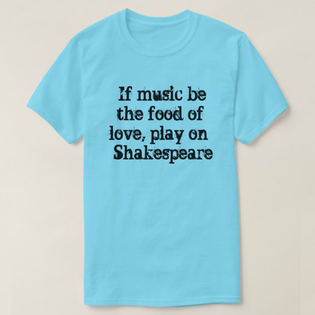 Shakespeare Kärlek Shirt T (Design framsida)