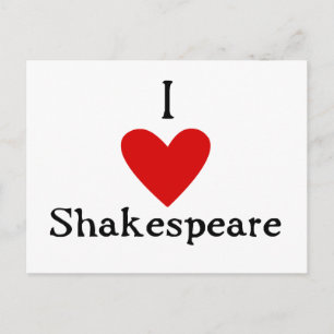 Shakespeare Kärlek Vykort