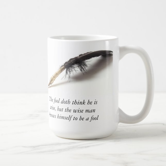 Shakespeare | klok dumbom kaffemugg (Höger)