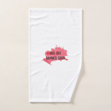 Shakespeare Macbeth Hand Towel "Out Damned Spot"