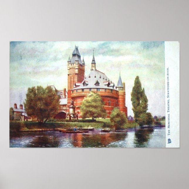 Shakespeare Memorial Theater, Stratford-upon-Avon Poster (Framsidan)