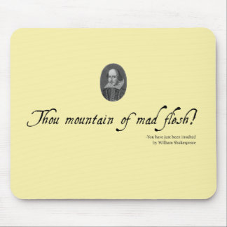 Shakespeare Mousepad #2. Ovanlig gift. Musmatta
