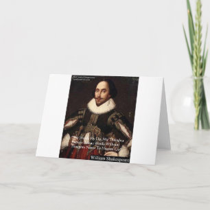 Shakespeare "Ord i himlen" Visdomspresenter Kort
