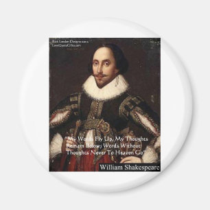 Shakespeare "Ord i himlen" Visdomspresenter Magnet