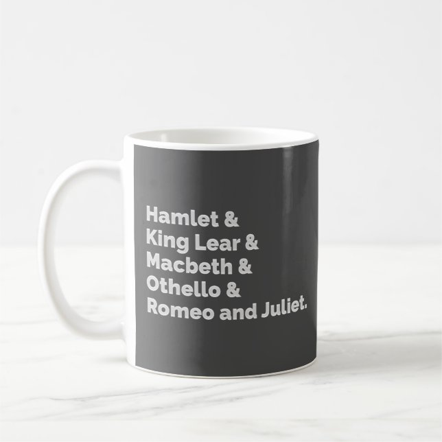 Shakespeare Plays I Kaffemugg (Vänster)