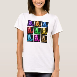 Shakespeare popkonst t-shirt