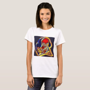 Shakespeare porträtt - modern konst tee shirt