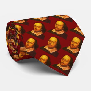 Shakespeare porträtt slips