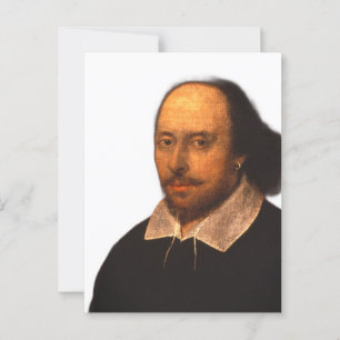 Shakespeare porträtt vykort