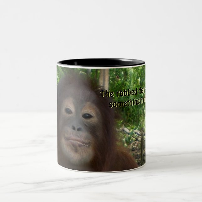 Shakespeare Quotation Smile Två-Tonad Mugg (Center)