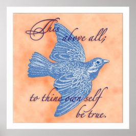 Shakespeare Quote Art-utskrift Poster