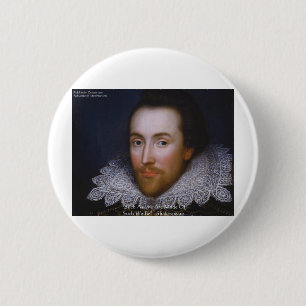 Shakespeare "sådant vi är", visdomsoffertgåvor och knapp