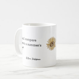 Shakespeare sommar citat dekoration för hemmet kaffemugg