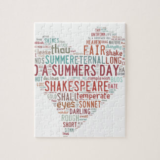 Shakespeare sonett 18 pussel