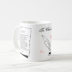 Shakespeare Sonett 89 Kaffemugg