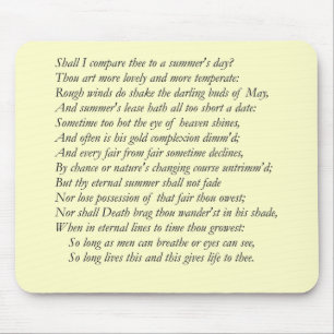 Shakespeare sonett nr. 18 musmatta