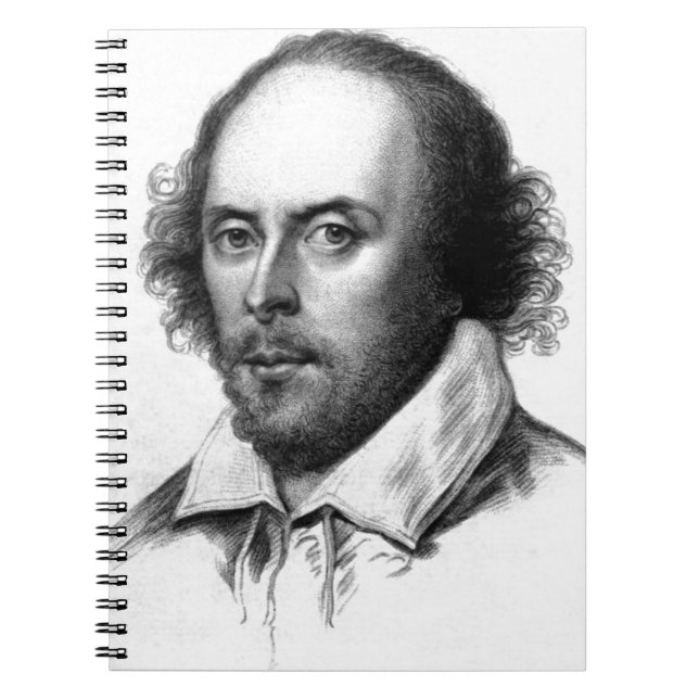 Shakespeare Spiral Anteckningsbok Med Spiral (Framsidan)