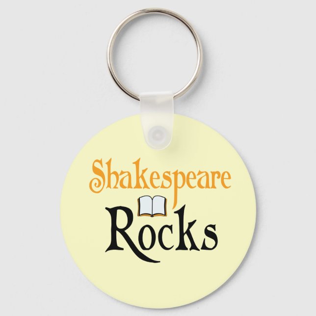 Shakespeare Sten Keychain Gift Nyckelring (Framsida)