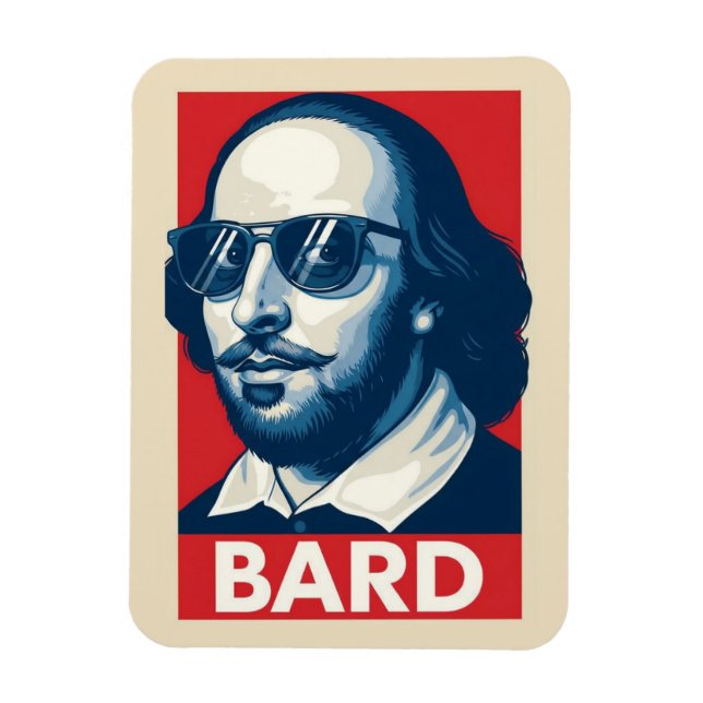 Shakespeare Stratford-upon-Avon England Travel Magnet (Vertikal)
