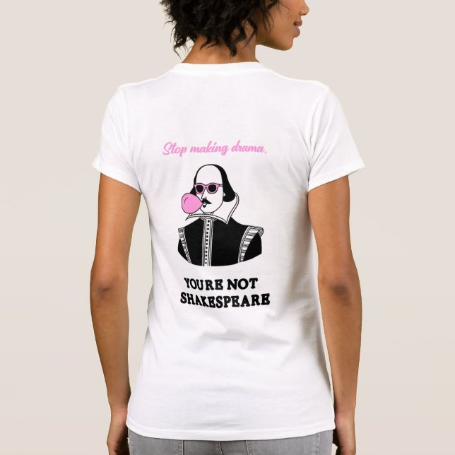 Shakespeare T-Shirt (Baksida)
