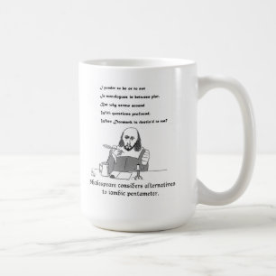 Shakespeare tar hänsyn till limerick kaffemugg