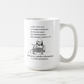 Shakespeare tar hänsyn till limerick kaffemugg