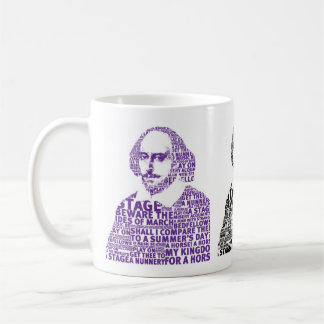 Shakespeare-textdesign Kaffemugg