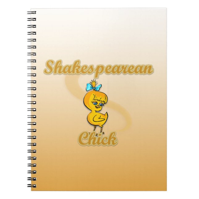 Shakespearean Chick Anteckningsbok (Framsidan)