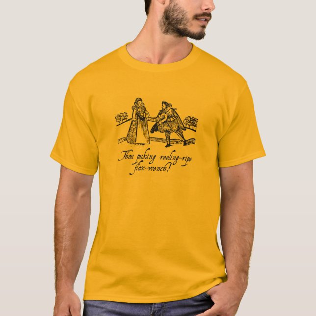 Shakespearean förolämpningT-tröja - "Lin-Wench ", T-shirt (Framsida)