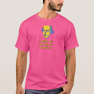 Shakespearean Humility Quote Richard III på baksid T Shirt