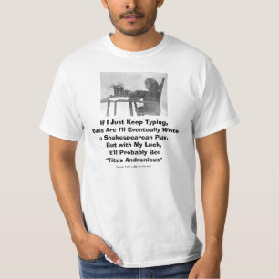 Shakespearean schimpansskjorta tee shirt