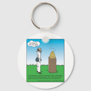 Shakespeare's BeeKeeper Funny Gifts & Tees Nyckelring