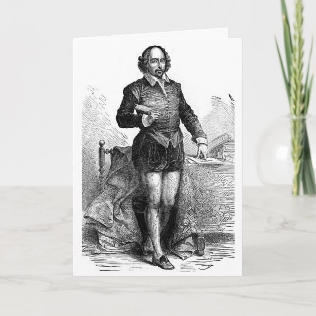 Shakespeare's Birthday Greeting Card Kort (Framsida)