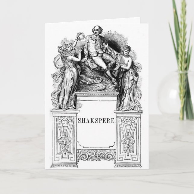 Shakespeare's Birthday Greeting Card Kort (Framsida)