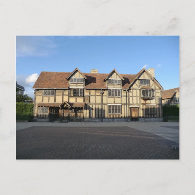 Shakespeare's Birthplace in Stratford On Avon Vykort (Framsida)